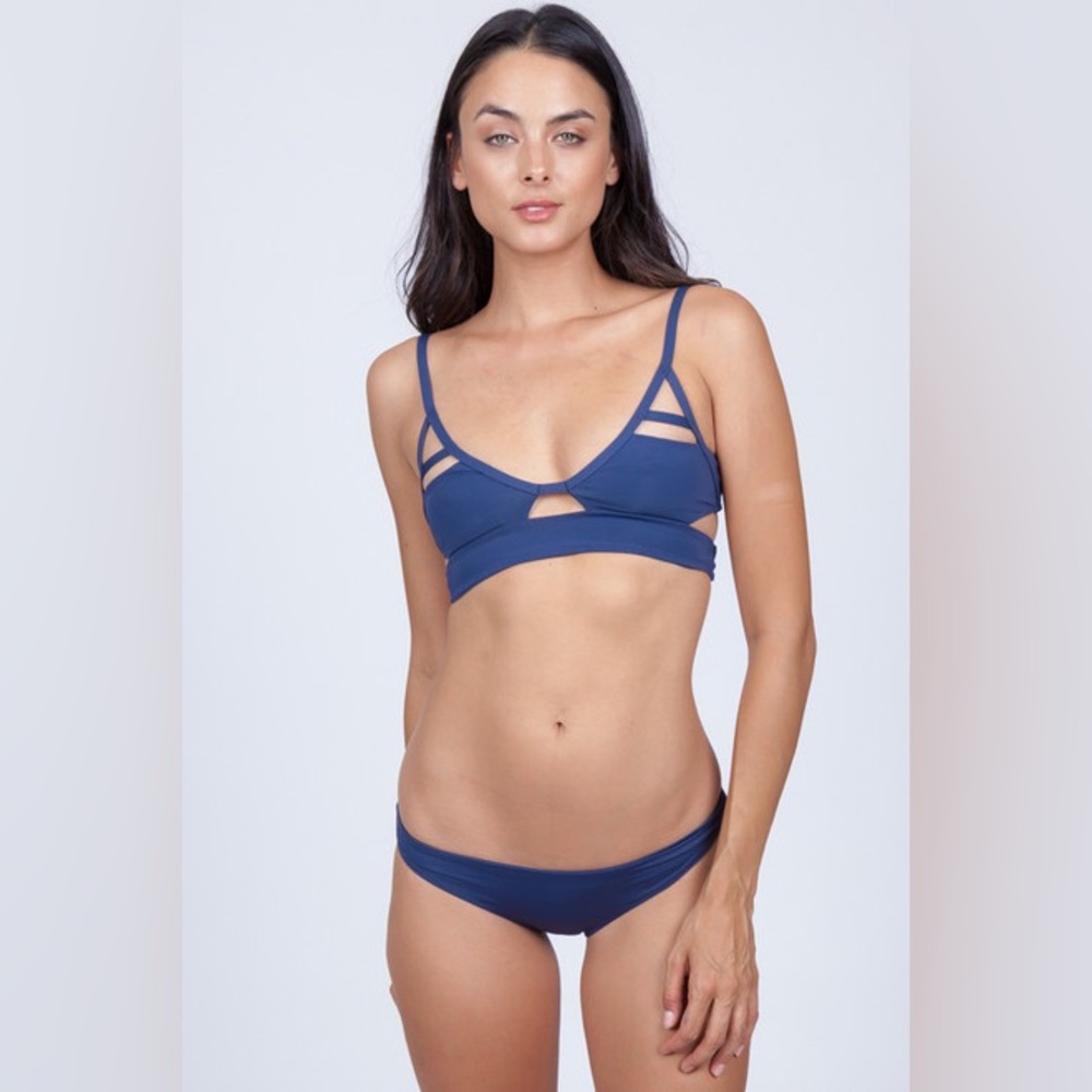 TAVIK Ali Bikini in Deep Cobalt Small Top Medium Bottoms
